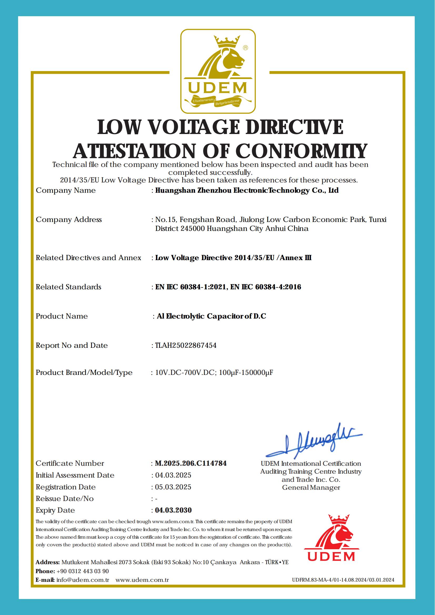 EU CE Certification